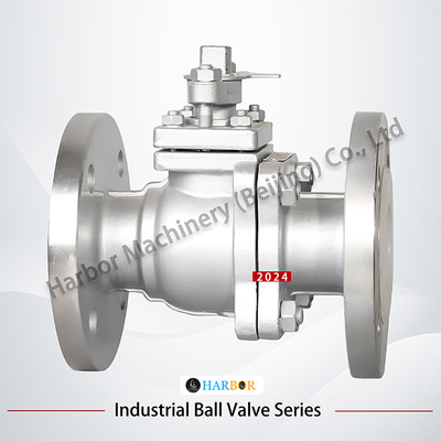 Серебряный PTFE-оформленный шаровой клапан Q41F46-16P Коррозионная стойкость Высокая надежность