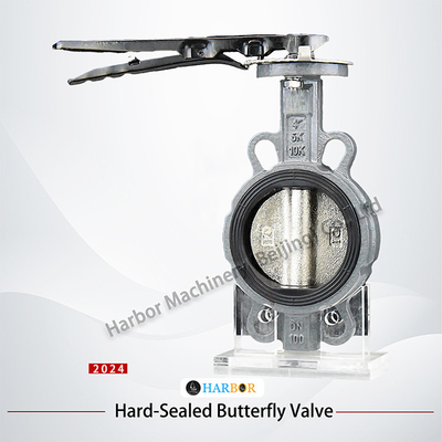 s из D71X-16C Soft Seal Butterfly Valve с корпусным материалом WCB и соединением вафеля