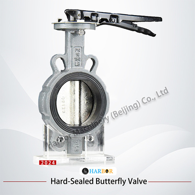 s из D71X-16C Soft Seal Butterfly Valve с корпусным материалом WCB и соединением вафеля