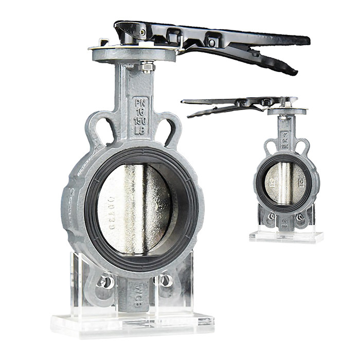 s из D71X-16C Soft Seal Butterfly Valve с корпусным материалом WCB и соединением вафеля